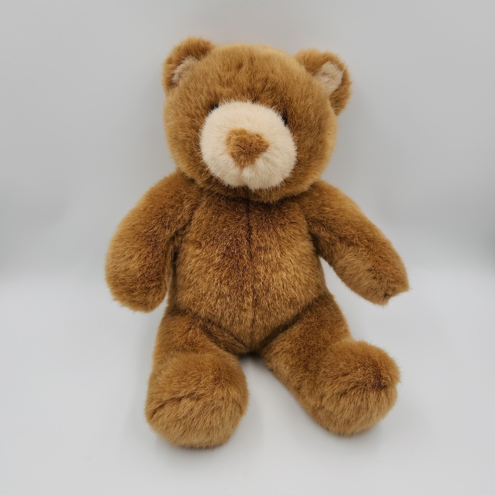 Build a Bear Hugs and Good Wishes Teddy Bear Brown Stuffed Animal Soft Plush Toy